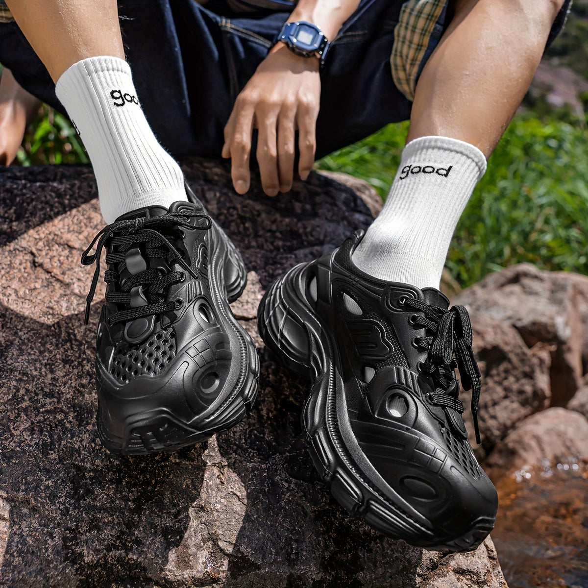 Women EVA Clog Shoes Breathable Indoor Outdoor Slip-On Casual Footwear