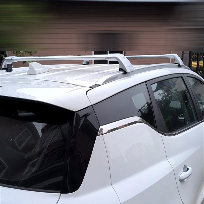 2-Pc Aluminum Alloy Car Roof Luggage Rack Suitable for Sedan SUV Crossbar