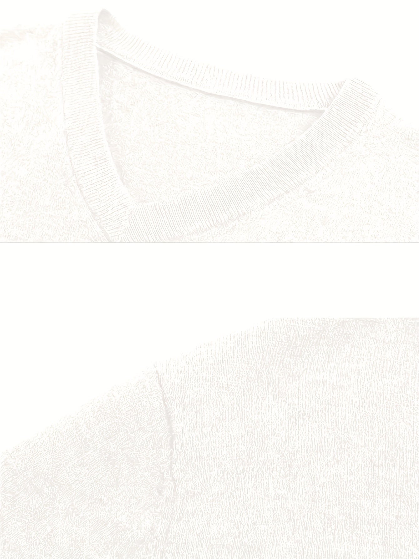 Suéter de punto de cuello en V para hombre, otoño e invierno, de color sólido, manga larga, tamaño medio, con elasticidad regular