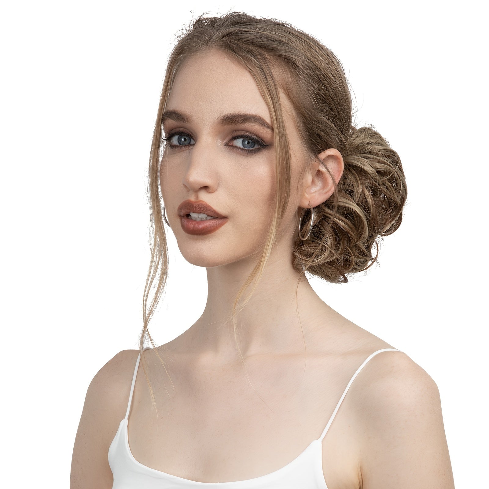 Ayollar uchun elastik, mo'rt, qalin soch halqali kauchuk bant, ponytail va bunlar uchun