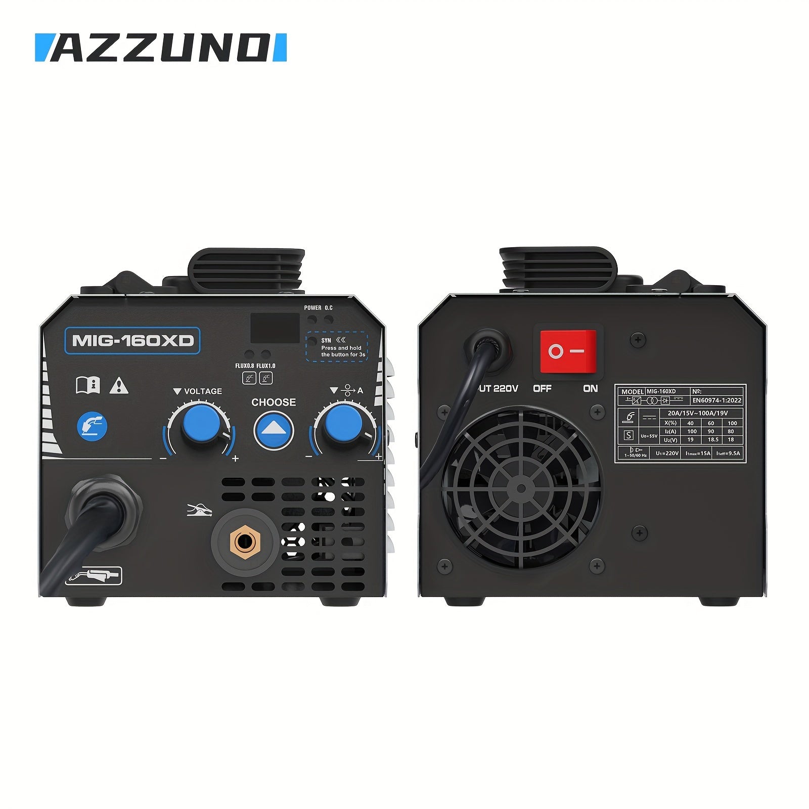 Mini Portable Airless Welding Machine 220V 100A Digital Display Home Use