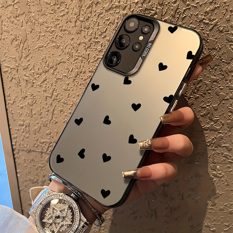 Чехол для телефона Full screen black love для различных моделей Samsung Galaxy, с модным дизайном и передовой технологией антипригарного покрытия.