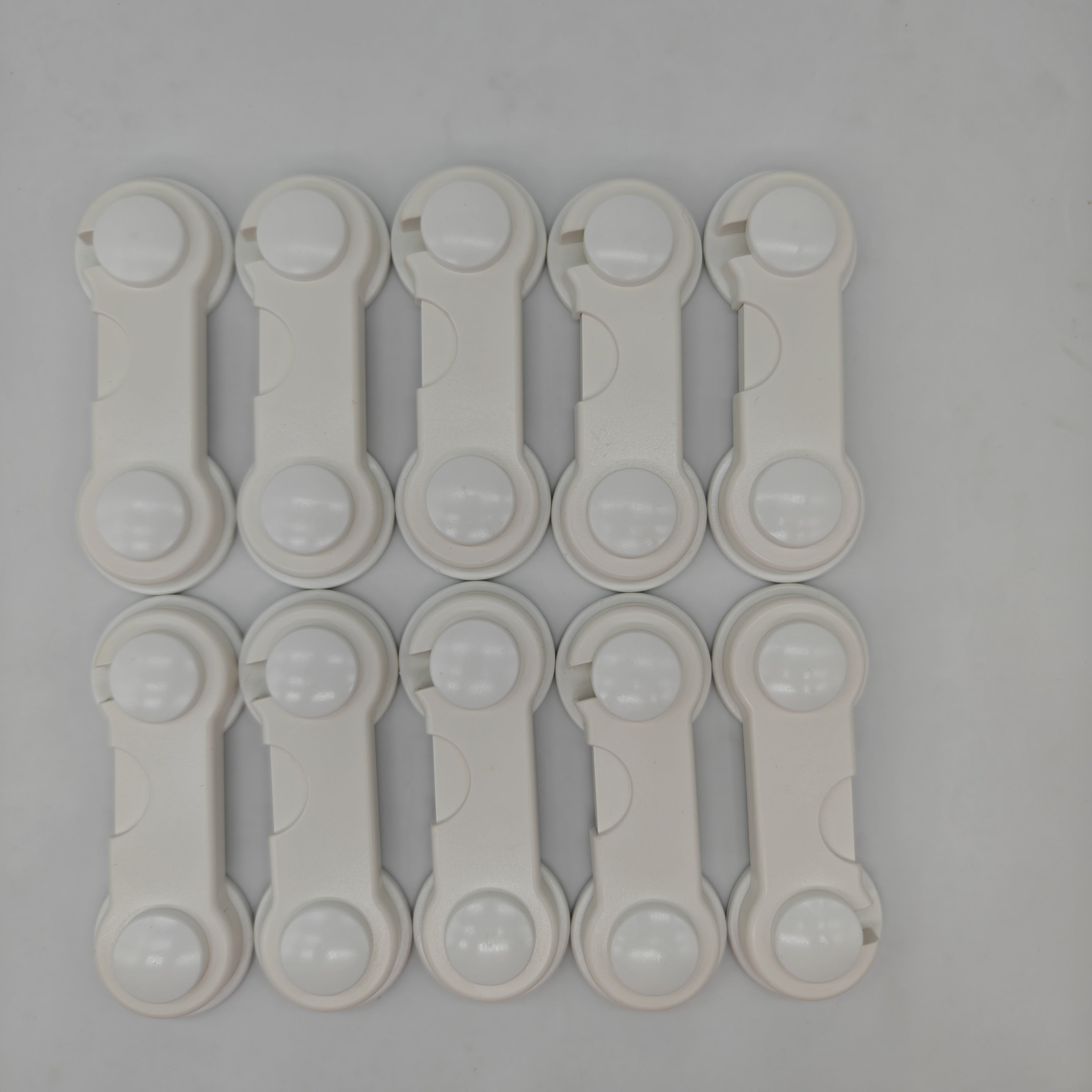 Pack of 10 Child Safety Locks for Babies Refrigerator, Cabinet, and Flip Locks