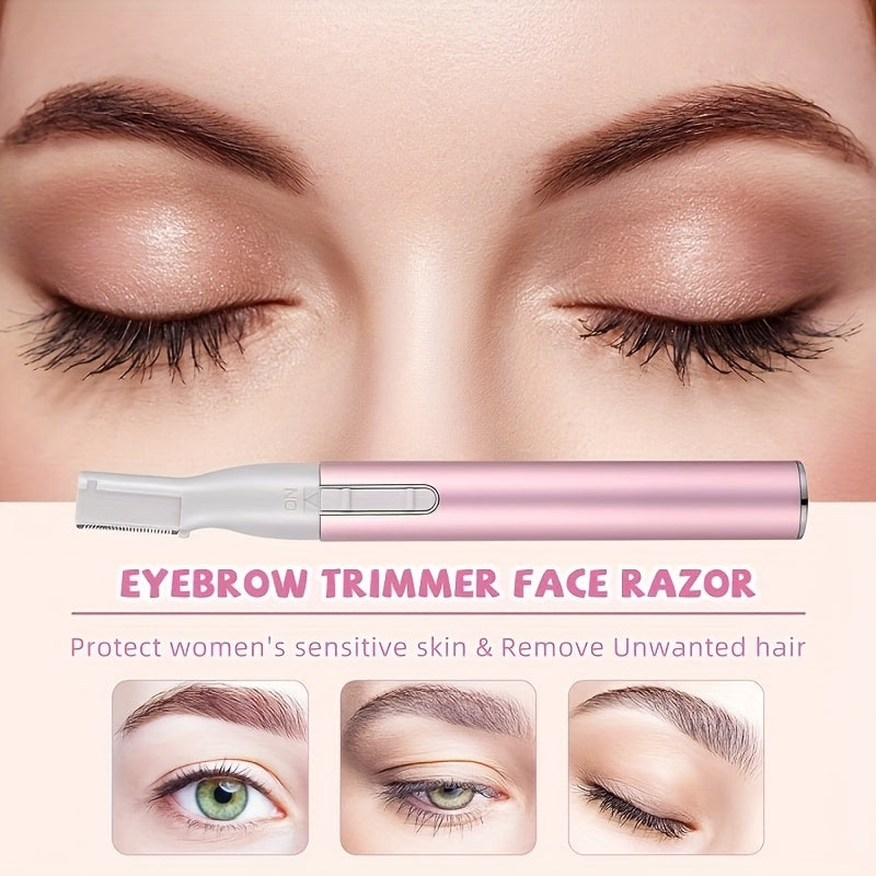 Recortadora personal eléctrica para rostro unisex con cuchillas lavables