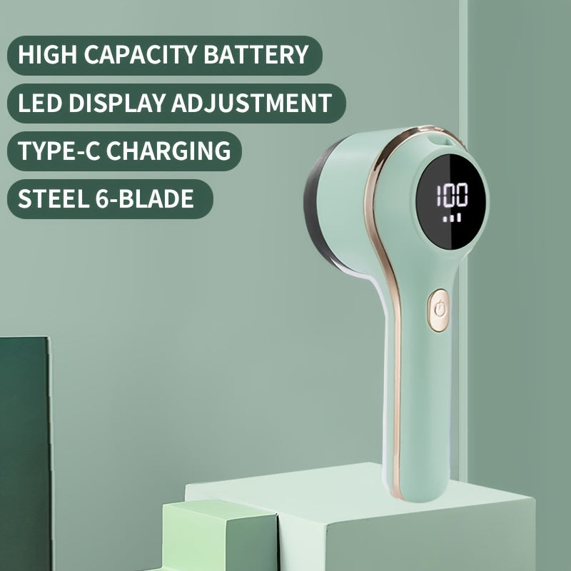 Rechargeable Electric Lint Remover for Clothes and Sweaters Portable Fabric Shaver Fuzz Ball Remover