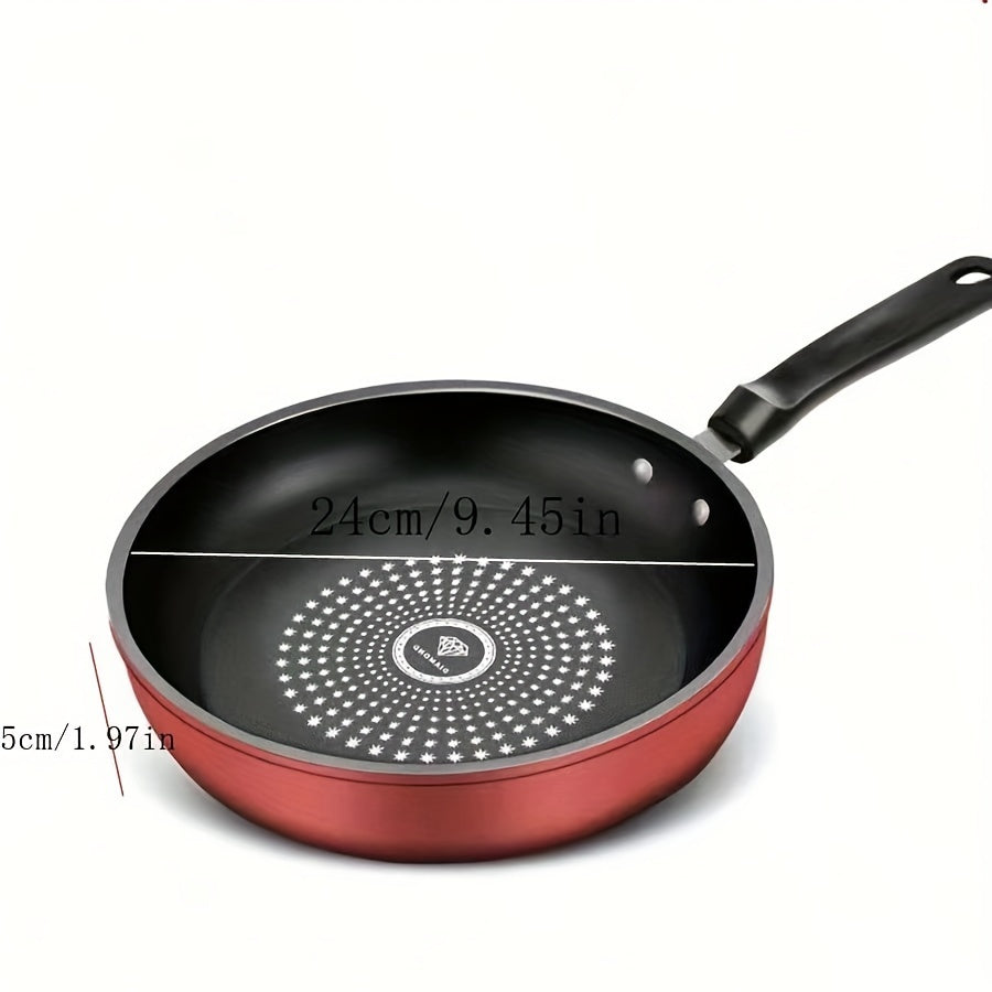 Cast Iron Skillet 1-Piece Non-Stick Dishwasher Safe Thick for Pancakes and More Suitable for Induction and Gas Stoves
