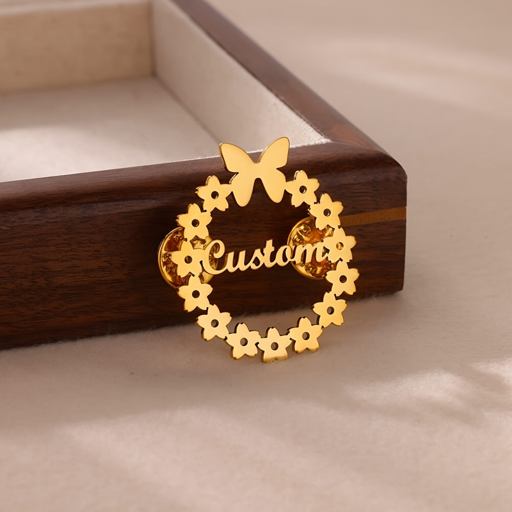 Vintage uslubidagi zanglamaydigan po'latdan yasalgan qushchalar brosh uchun ayollar va sovg'a g'oyalari