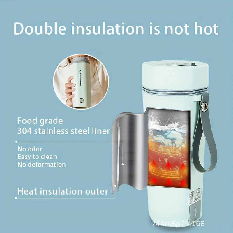 POLVCDG Silliq Portativ Sayohat Kupi 5 daqiqada suvni qaynatadi, qahva, choy va suv uchun ideal. Xavfsizlik xususiyatlariga ega zanglamas po'lat, ajratiladigan sim. Uyda, ofisda va sayohatda foydalanish uchun. Oq