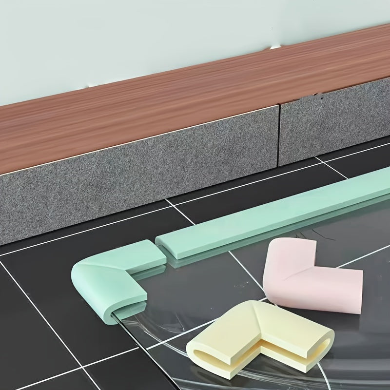 Set of 10 Soft Anti-Bump Glass Table Corner Protectors for Child Safety