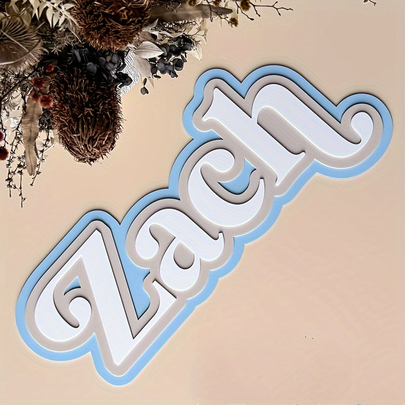 Personalized Acrylic Gift Tag for Kids Bedding and Necessities