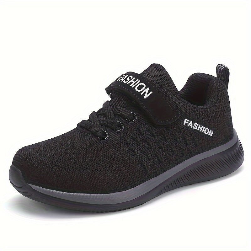 Boy's Low Top Woven Sneakers Casual Running Hiking Breathable Lightweight Non-Slip