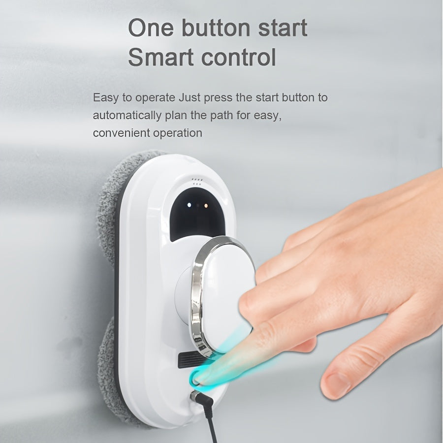 Ovozsiz aqlli deraza tozalash roboti, masofadan boshqarish va qayta zaryadlanadigan litiy batareyasi bilan, virtual devor funksiyasi kiritilmagan.