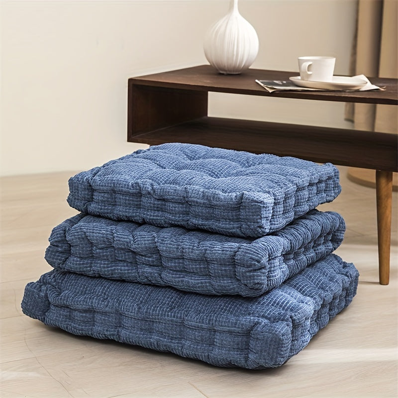 Kattalar uchun qulay meditatsiya pol yostiqchasi, yashash xonasi, yotoqxona yoki ofisda uy bezatish uchun qalin to'ldirilgan yostiq.