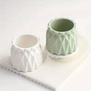 Silicone Resin Mold for DIY Decor Vases Pots Candle Jars Pen Organizers