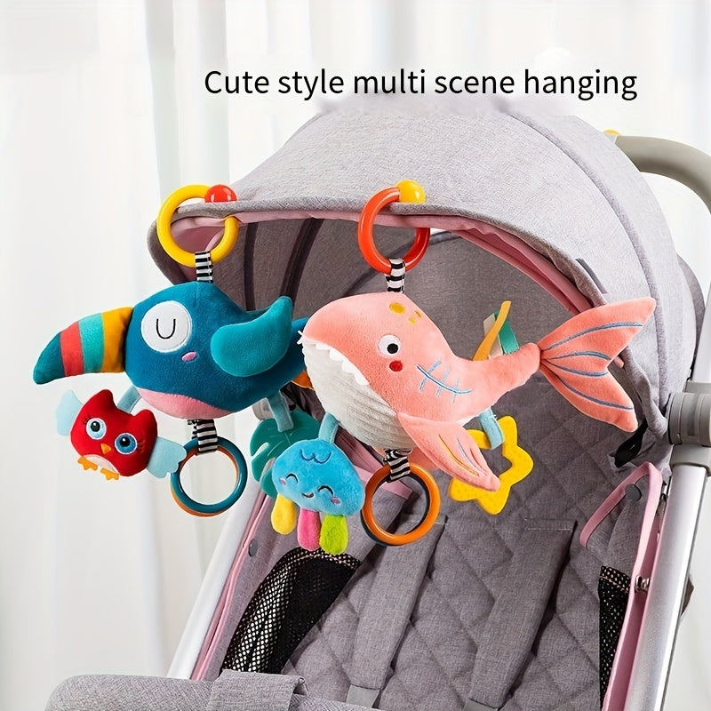 Baby Toy Baby Music Pull Bell Doll for Strollers Car Seats Cribs
