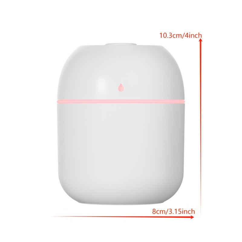 Мини-увлажнитель воздуха для стола USB, тихий, компактный, для офиса и дома, без батареи