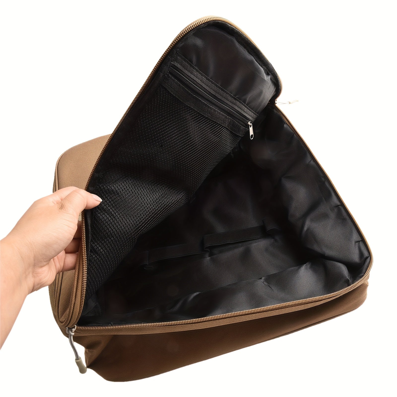 Rugged Storage Bag for Gas Canisters and Firewood, Portable Camping Organizer