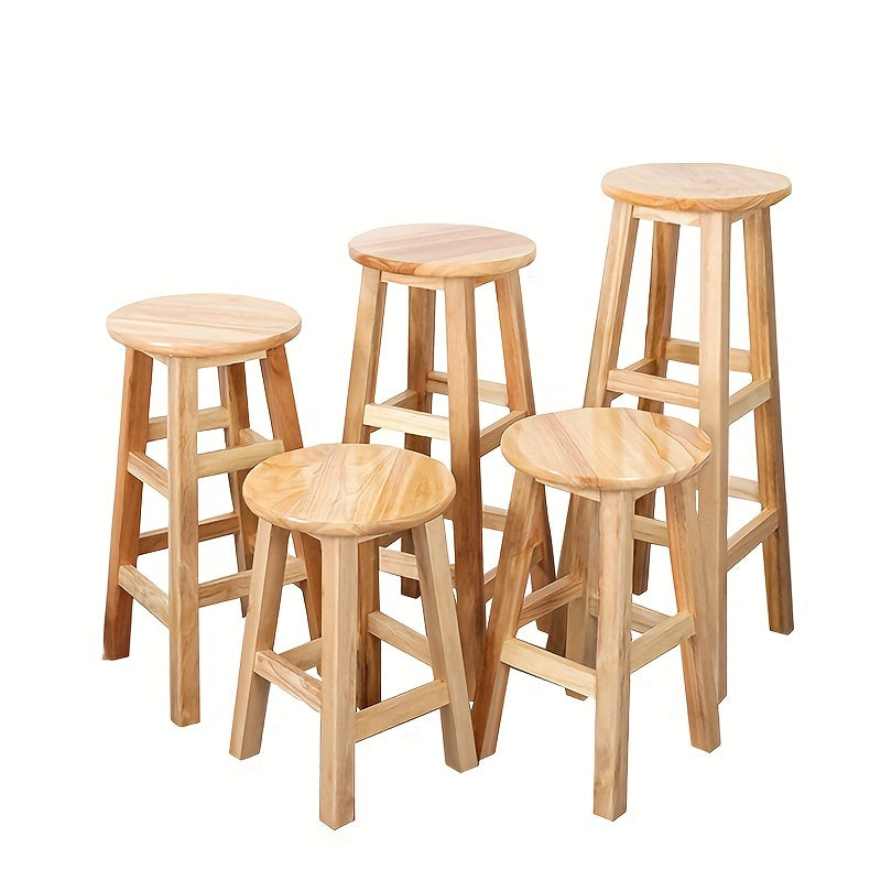 Nordic Style Bar Stool 30cm Height Retro Design for Bars and Cafes