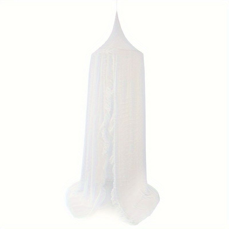 Mosquitero para cuna infantil con cortina de encaje de chiffon en forma de cúpula para rincón de lectura o cama