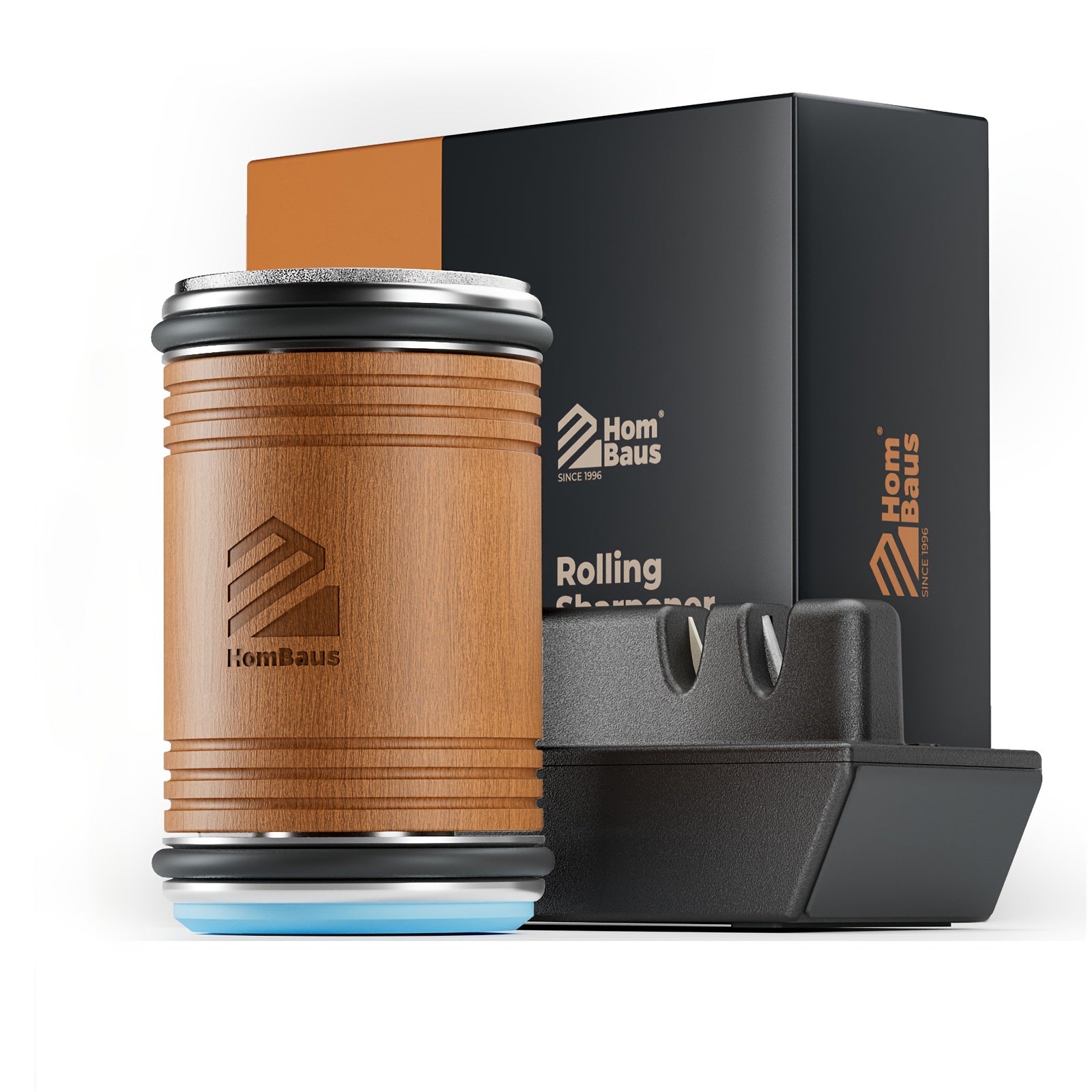 Knife Sharpener Set with Diamond and Corundum Discs, Adjustable Angles for Kitchen and Chef Knives