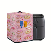 Kitchen Appliance Cover with Handle and Paper Towel Bag for Electric Pot Pressure Cooker Air Fryer Donut Design
