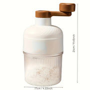 Ручная ледорубка ABS прочная для смузи, коктейлей, приготовления напитков