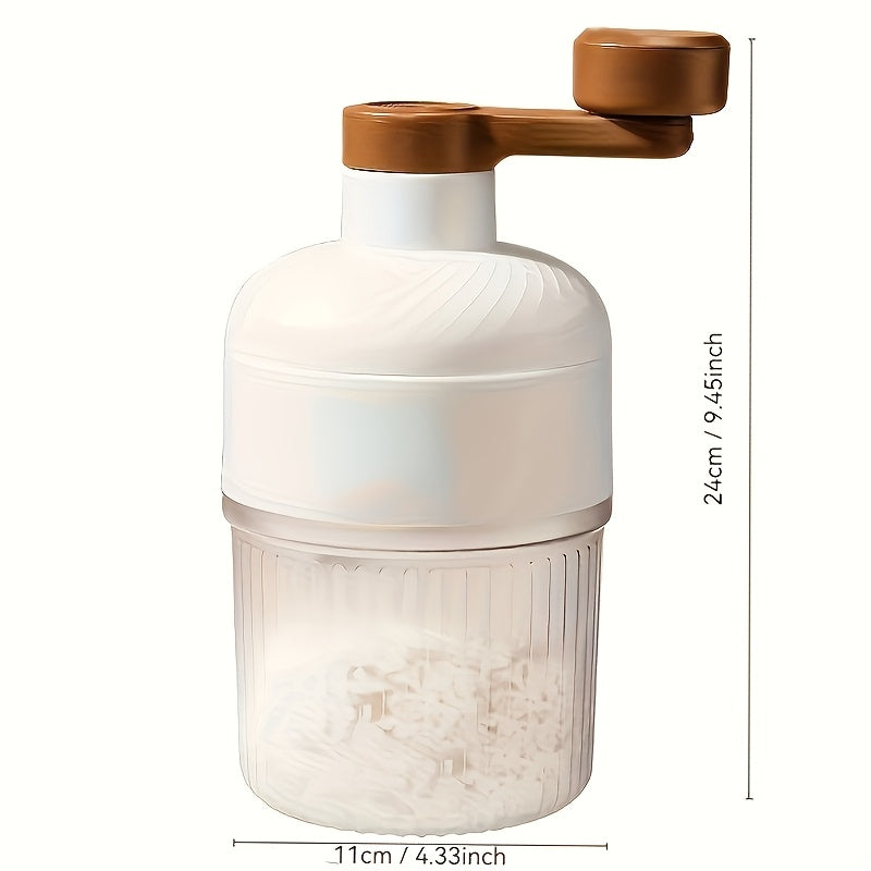 Ручная ледорубка ABS прочная для смузи, коктейлей, приготовления напитков