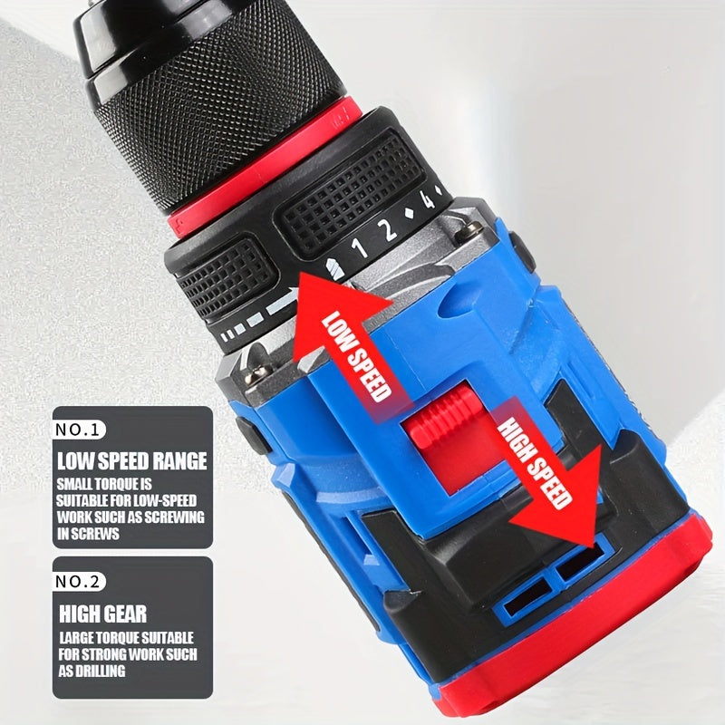 16V Brushless Cordless Mini Drill with Self-Locking Chuck 20+1 Torque Settings