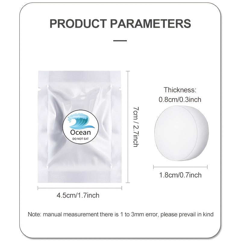 6Pcs Car Fragrance Tablets Long-Lasting Air Refreshers