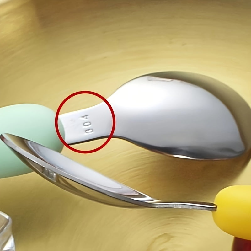 Children's Dinosaur Dinnerware Set Stainless Steel Fork and Spoon for Kids