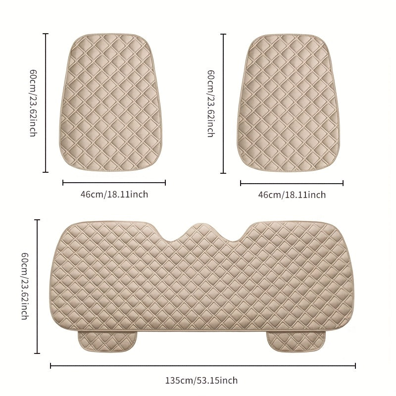 Universal linen textile avtomobil o'rindiq yostiqchasi nafas oluvchi sovutish dizayni bilan