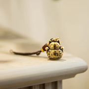 Vintage Lucky Cat kalit soati alloy charm sumkalar, avtomobil kalitlari, farovonlik sovg‘asi uchun