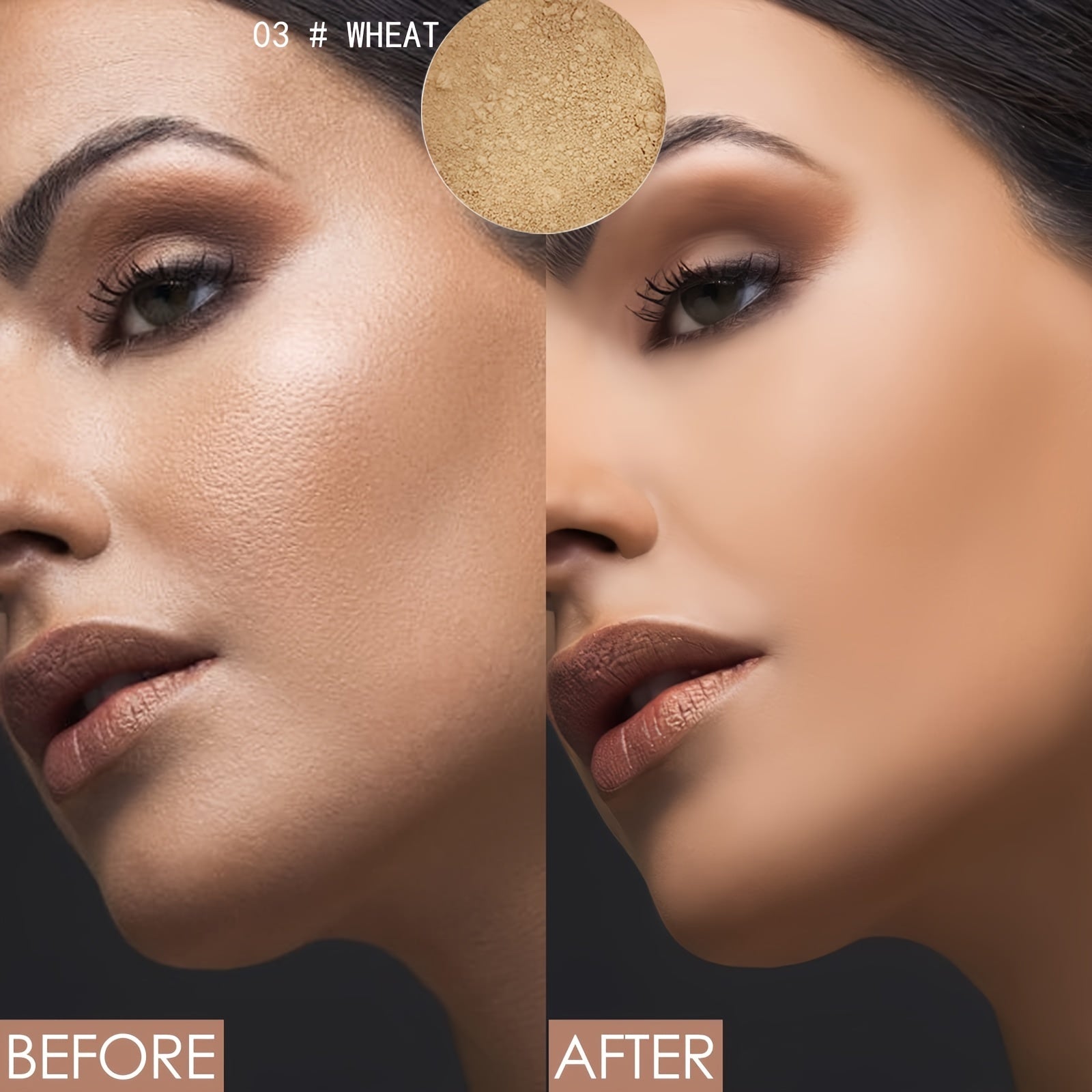 Women's Translucent Loose Face Powder Shine-Free Matte Finish