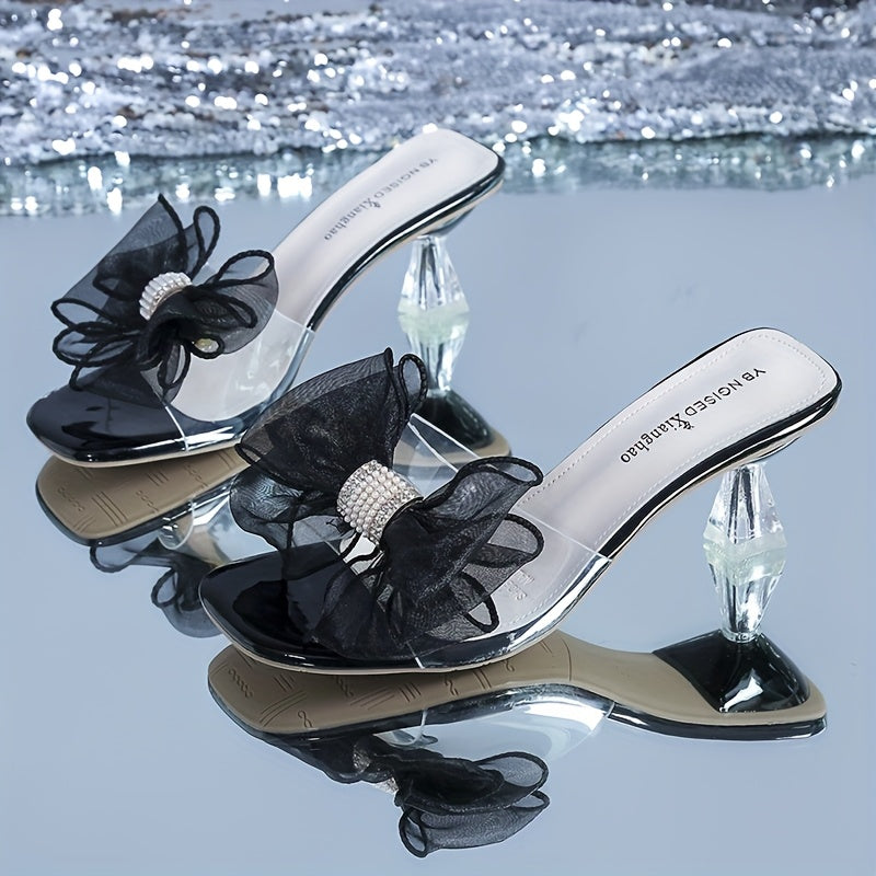 Women's Ankle Strap Open Toe High Heel Sandals for Summer Party Formal Wear