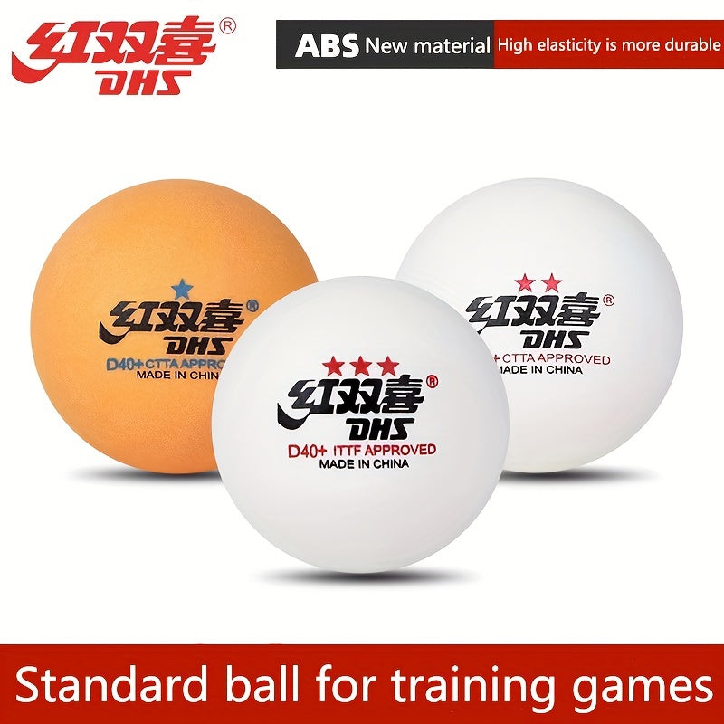 Resin White Yellow Table Tennis Balls for Competition and Training Indoor Ping Pong Balls