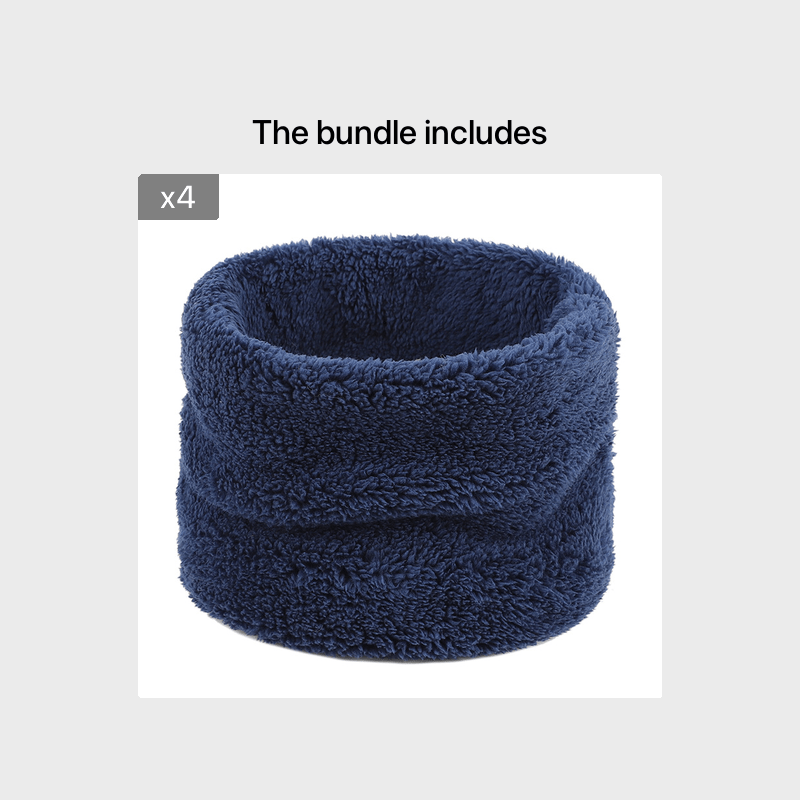 Cubierta de cuello alto cálida de invierno para hombres y mujeres, bucle único, unisex