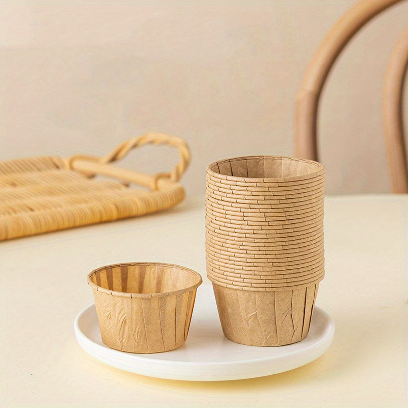 50 Pack Disposable Muffin Cups, Cupcake Liners, Baking Tools, Kitchen Accessories