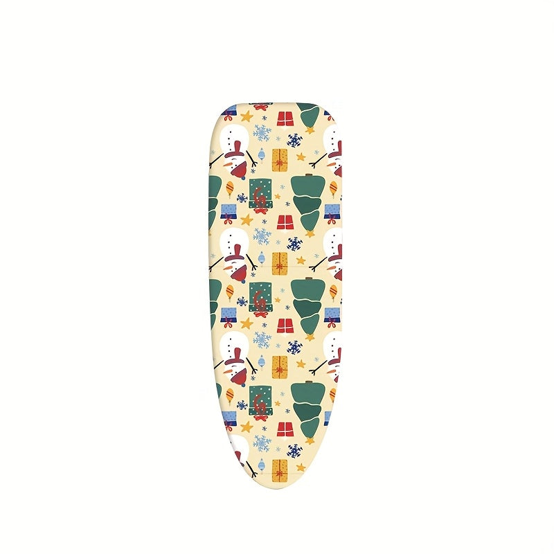 Funda festiva para tabla de planchar con diseños de árbol de Navidad, Santa, muñeco de nieve, resistente al calor, a prueba de polvo