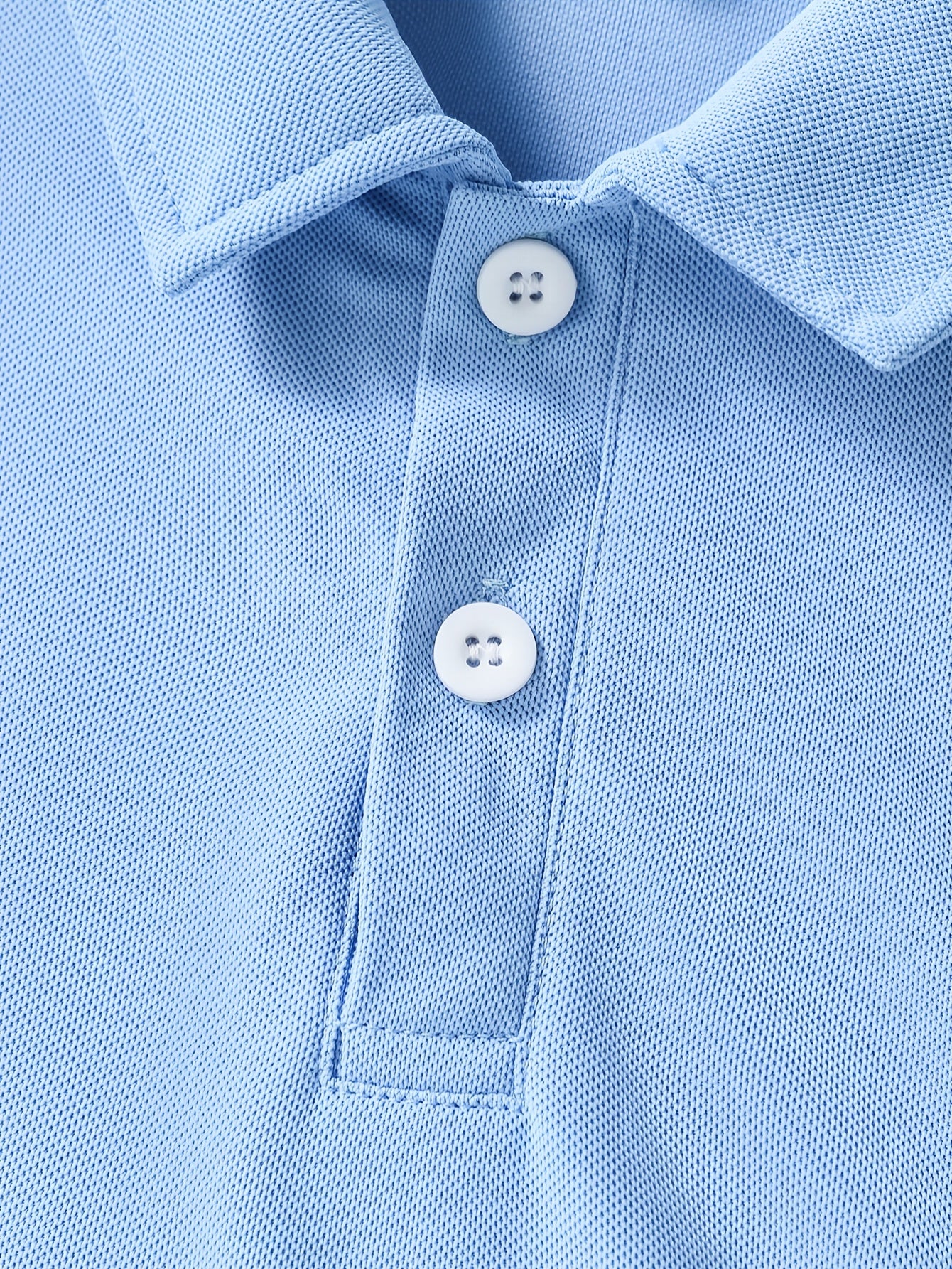 Boys Summer Shirts Short Sleeve Solid Color Knit Polyester Lapel Casual Loose Fit 3 Pack