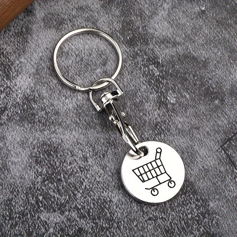 Shopping Cart Accessories Set with Coin Wallet Key Chain for Kitchen Supplies