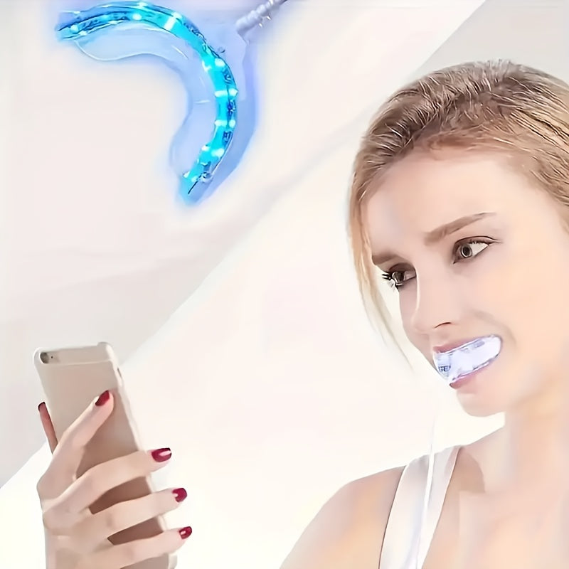 LED Teeth Whitening Light USB Powered No Batteries Dental Care Accessory for Men and Women
