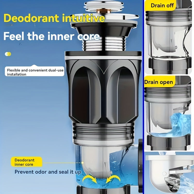 Прочная выдвижная труба для слива раковины из ПВХ и нержавеющей стали для ванной и кухни