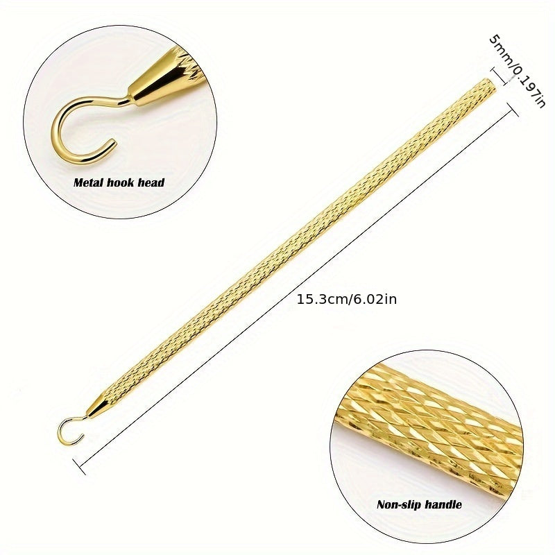 Unisex Gold Jewelry Tool for Quick Bracelet Wearing and Self-Service