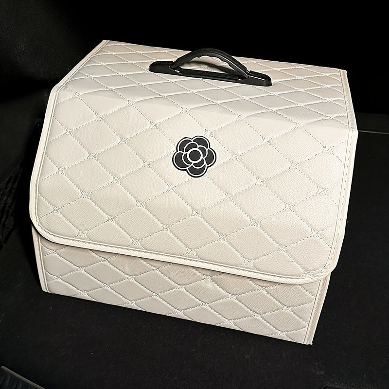 Caja organizadora para maletero de coche, almacenamiento multifuncional, accesorios para el interior