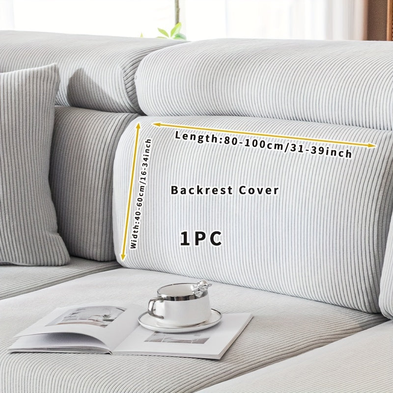 Растяжимый чехол для дивана из полиэстера с эластичной лентой, материал из полярного флиса, безопасный для домашних животных, можно стирать в машине, подходит для кресел и секционных диванов, чехол для мебели в домашнем декоре.