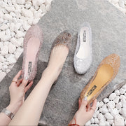 Zapatos de playa de cristal para mujer, ligeros, slip-on, cómodos y casuales