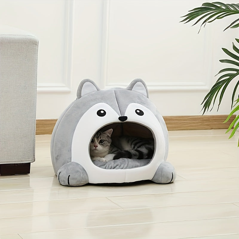 Pet Bed for Puppies and Kittens Soft Cozy Cat and Dog Sleeping Area