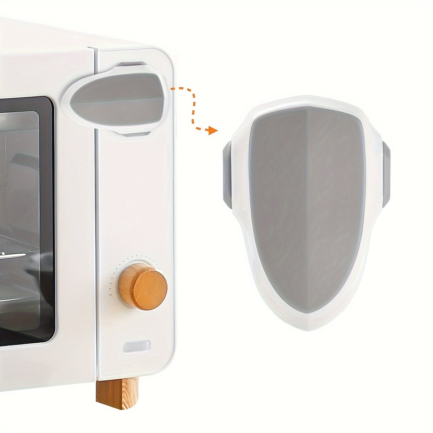 Safety Oven Lock Heat-Resistant Adhesive Child Safety Lock for Oven Doors