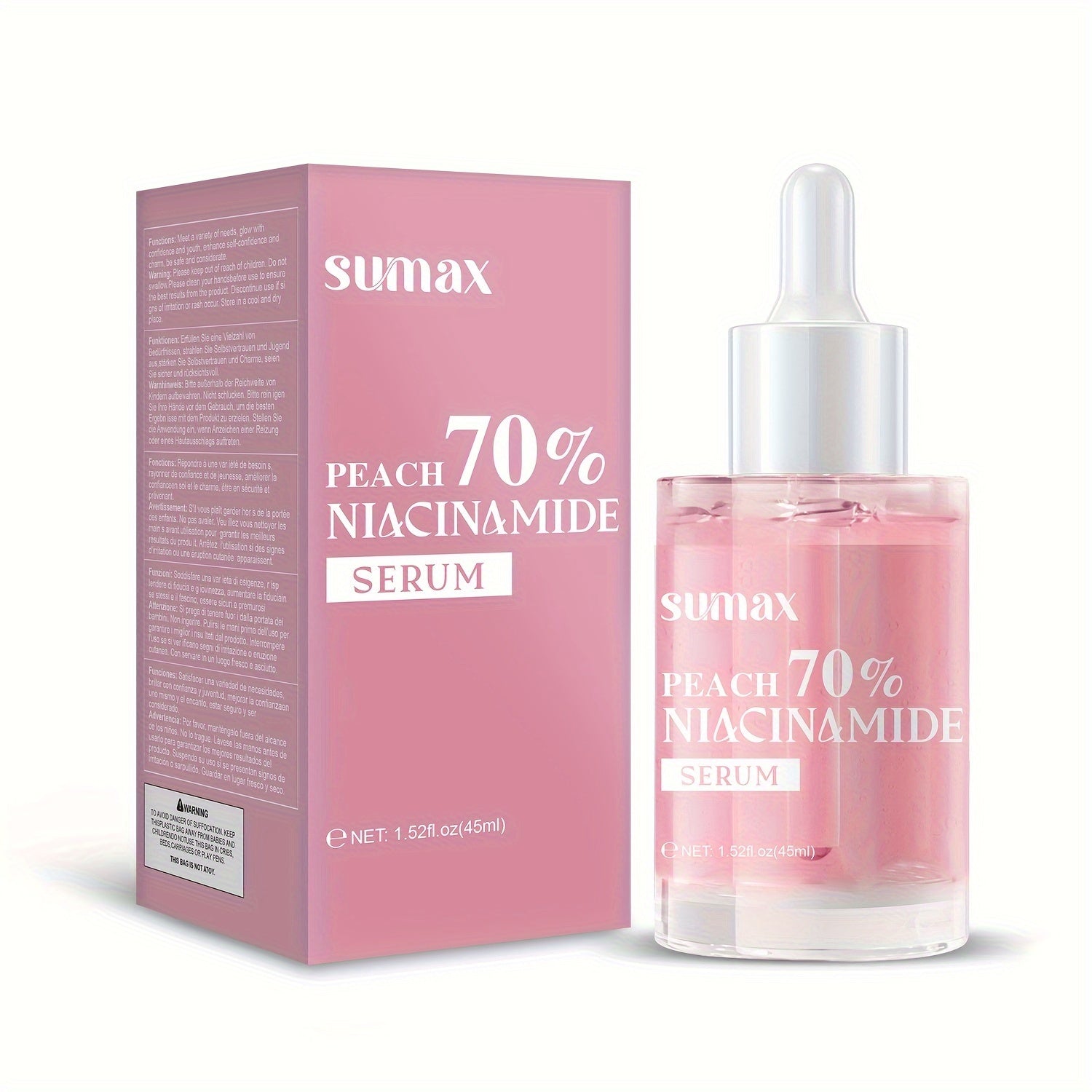 45ml Shaftoli Niacinamide Serum yuzni yoritish, namlantirish va niqob qilish uchun