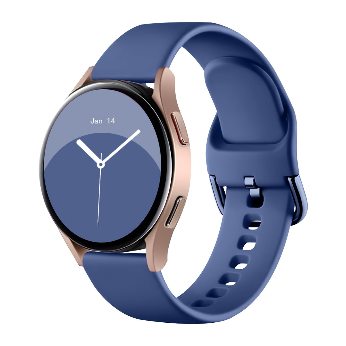 Klassik bir rangli silikon soat to'plami, turli Samsung Galaxy Watch modellari, jumladan Active 2, Watch 5 Pro va Watch 6 Classic bilan mos keladigan qora kamar bilan. 20mm yumshoqni o'z ichiga oladi.